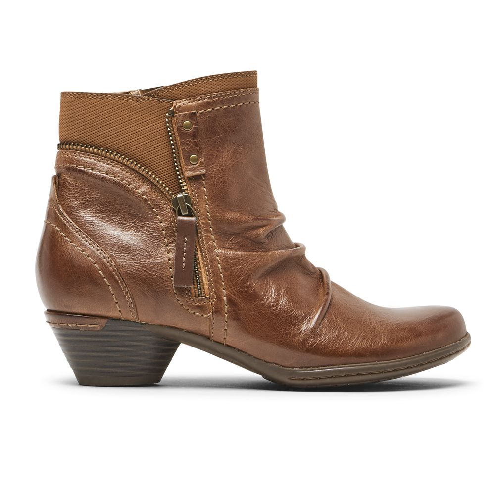 Rockport Canada Cobb Hill Laurel - Womens Booties Brown (XEF187539)